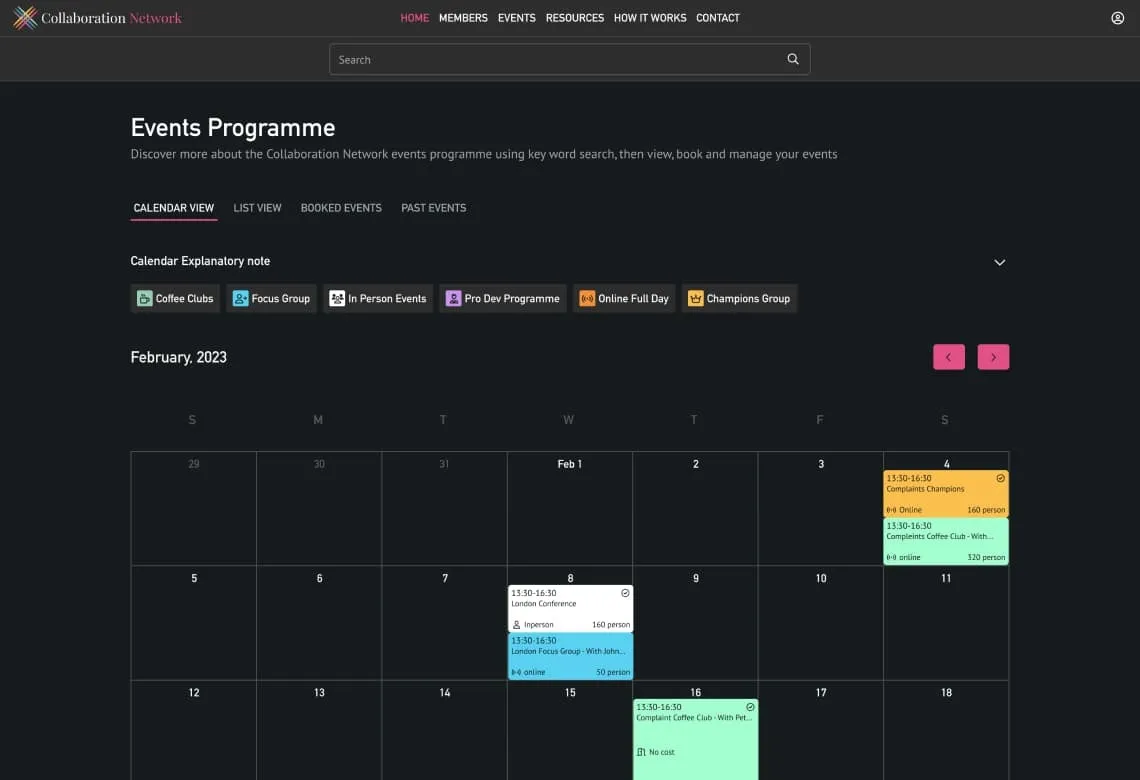 Event Exploration and Management