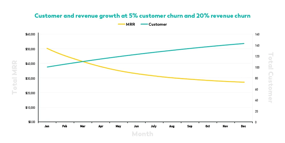 Customer Churn vs. Customer Growth