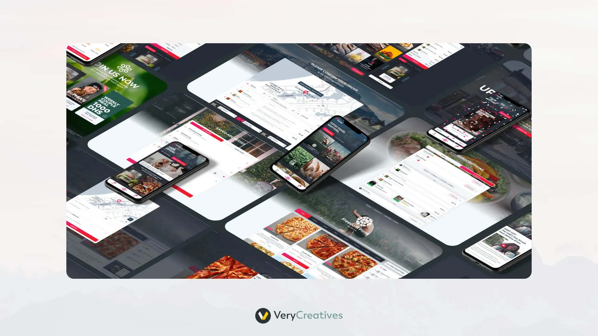 Food delivery app by VeryCreatives
