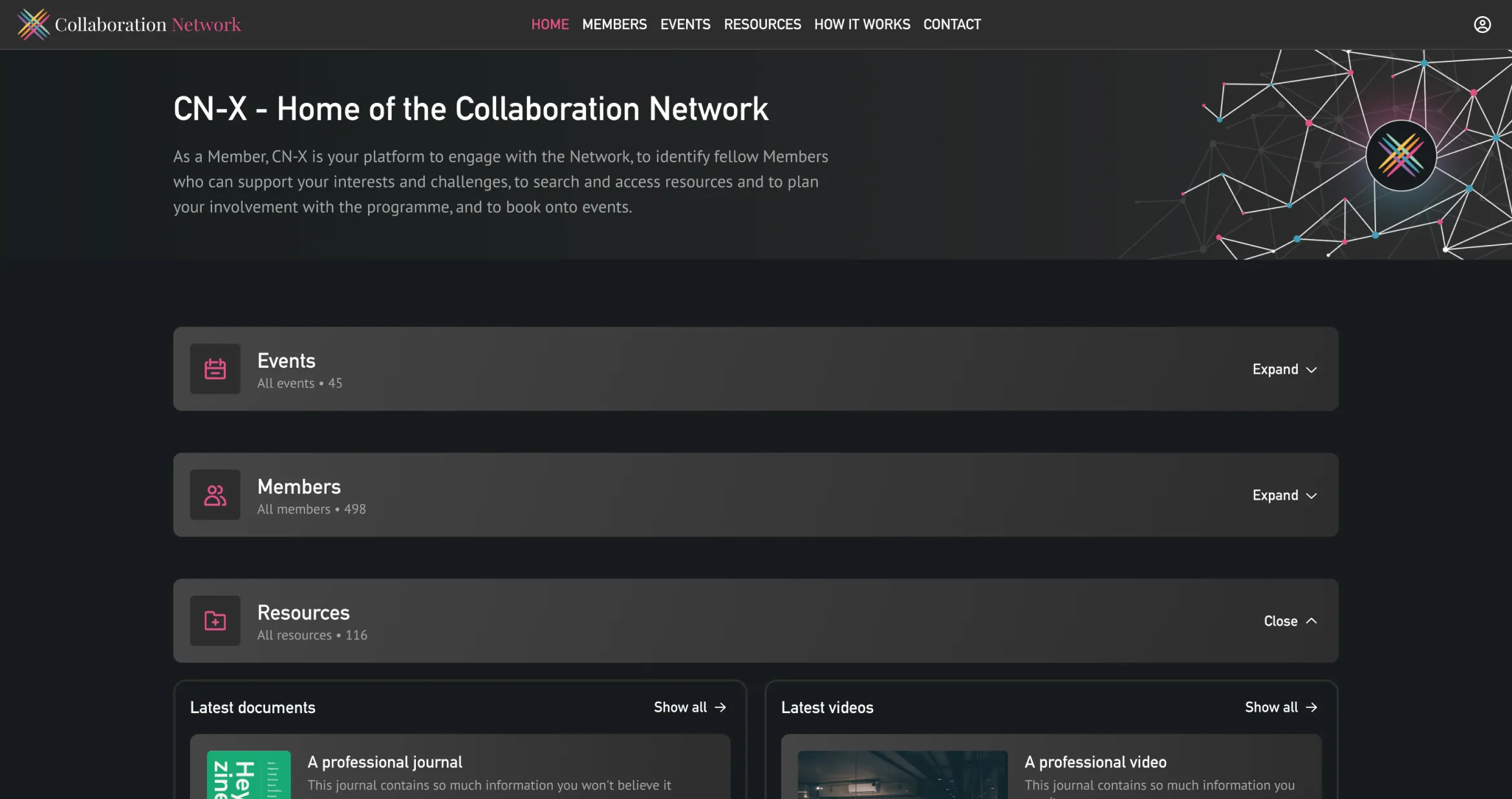User-Friendly Homepage for Easy Navigation
