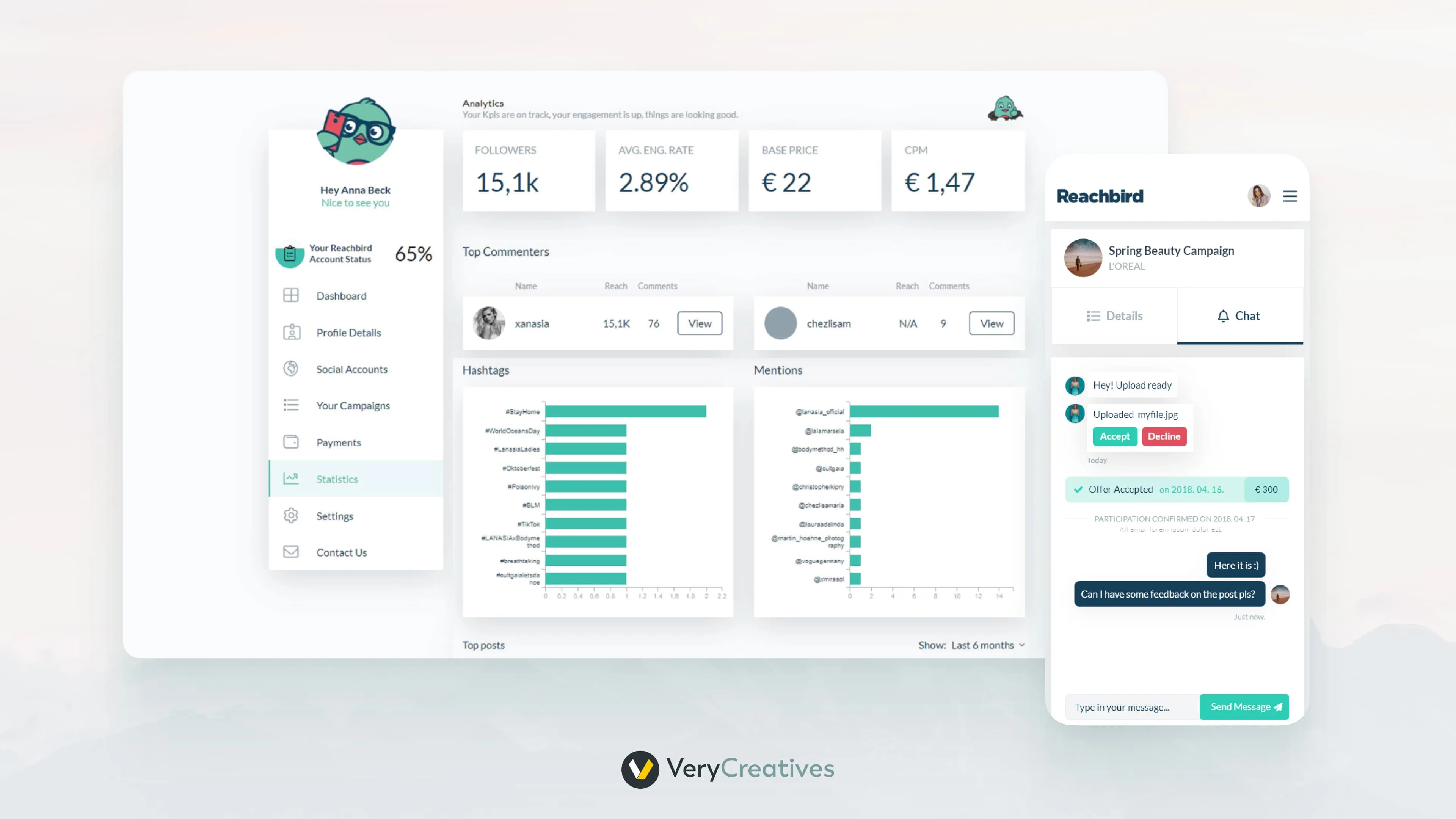 SaaS App Reachbird SaaS App Reachbird