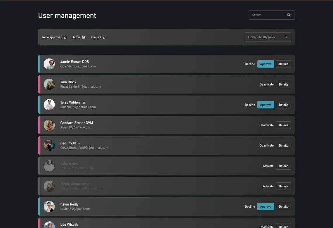 Easy User management